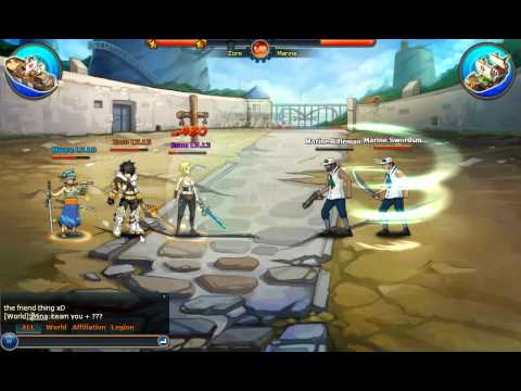 Pockie Pirates - Zoro VS Morgan
