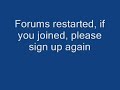 Please sign up on my forums again Please sign up on my forums again