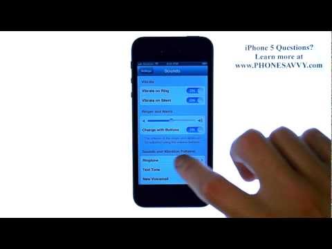 how to adjust ringer volume on iphone 5