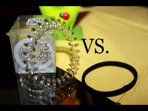 Invisi bobble VS. Normales Haargummi