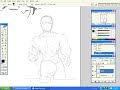 Comic Book Character Art - The Scourge 2 Comic Book Character Art - The Scourge 2