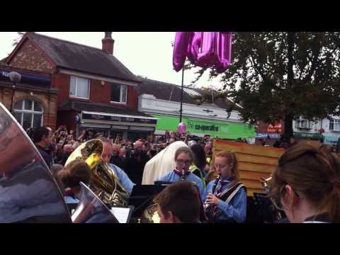 Frank Sidebottom , The opening of the statue , Timperley Frank Sidebottom , The opening of the statue , Timperley