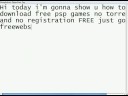 how to download free psp games!