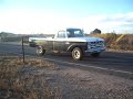 1965 ford f-100 burnout