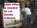 Xanita X-Board cut by SawTrax