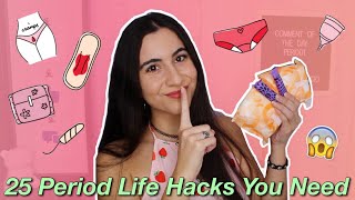 25 Period Life Hacks Every Girl NEEDS to Know (wil