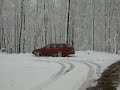 A Lonely Hyland Taxi Vehicle In The Snow