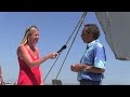 california travel expert veronica hill (http://www.californiatravelexpert.com) heads to balboa in newport beach for the kickoff of the 2013 newport to ensenada yacht race. held the weekend before the big newport to ensenada race, this family-friendly event is packed with things to do. you can watch plein-air and sidewalk artists create new masterpieces, go on a horse-drawn carriage ride around the square, or head inside explorocean for some model boat building.

be sure to arrive at balboa's kickoff party with an empty stomach. their stroll, sample and sip serves up small bites from the area's best restaurants, from crab cakes with mango salsa at newport landing to a decadent coconut-crusted salmon from harborside restaurant.  and if you're in need of a cold beverage, the stella artois beer and mt. gay rum garden is just steps away.

held since 1947 by the newport ocean sailing association, the race started as a 