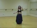 Antoinette working out a routine to 