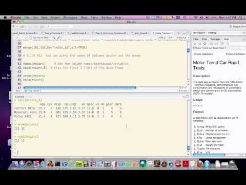 how to define data frame in r