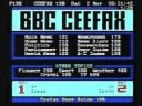 now, here is a tape which had one oddity, in that whereas in the past tapes began their life on bbc2 before appearing over on bbc1 trade, well, spare a thought for this tape.in 1990 the tape time kode had replaced rock and soul, and was due to be replaced in 1993; however the replacement tape had a fault and time kode continued in service because bbc2 didn't actually have a replacement. over on bbc1, ear of the lion should have been replaced by summer high but unfortunately this was dropped in favour of start up, which lasted for six months before being replaced by jump in, which should have gone straighht over to bbc2 but a technical problem had prevented this from happening as bbc2 spent the whole of 1993 and 1994 on open university broadcasts throughout the week which meant that the window for ceefax was few and far between at the time so jump in was restricted to bbc1. jump in finally made the move to bbc2 in december 1994 where it remained until november 1997 when all bbc1 trade test tapes transferred over to bbc2. the titles of the tracks featured included: 1. jump in; 2. south sea chorale; 3. pronto; 4. odyssey.