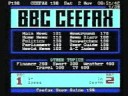now, here is a tape which had one oddity, in that whereas in the past tapes began their life on bbc2 before appearing over on bbc1 trade, well, spare a thought for this tape.in 1990 the tape time kode had replaced rock and soul, and was due to be replaced in 1993; however the replacement tape had a fault and time kode continued in service because bbc2 didn't actually have a replacement. over on bbc1, ear of the lion should have been replaced by summer high but unfortunately this was dropped in favour of start up, which lasted for six months before being replaced by jump in, which should have gone straighht over to bbc2 but a technical problem had prevented this from happening as bbc2 spent the whole of 1993 and 1994 on open university broadcasts throughout the week which meant that the window for ceefax was few and far between at the time so jump in was restricted to bbc1. jump in finally made the move to bbc2 in december 1994 where it remained until november 1997 when all bbc1 trade test tapes transferred over to bbc2. the titles of the tracks featured included: 1. jump in; 2. south sea chorale; 3. pronto; 4. odyssey.