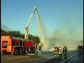 brennender Tanklastzug auf BAB bei FFM