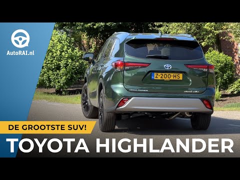 dit is pas vergroening van het wagenpark toyota highlander hybrid 2024 autorai tv