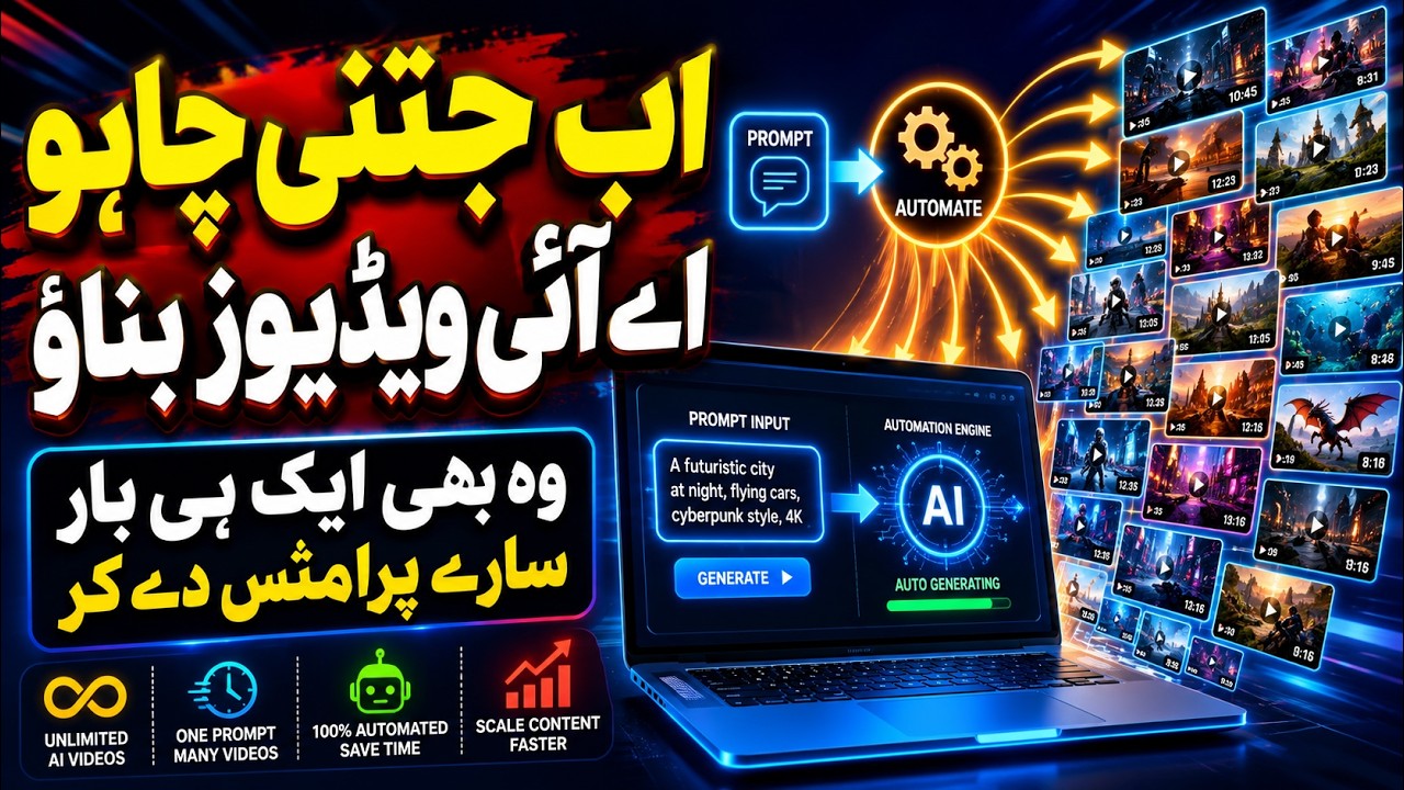 Unlimited AI Videos Automation