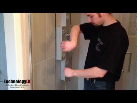 how to seal a shower door