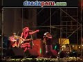 Damaris cantando Tusuy Kusun en Vendimia de Surco