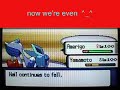 well, this was a great battle  ^_^!!the challenger had a solid offence at the beginning...but i really had to work hard after my first two pkmn got knocked-out* after playing with this team a second time...i really like it *maybe i'll record more battles with this team  -_-