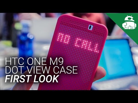 HTC One M9 Dot View Case First Look