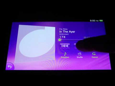 how to music on a ps vita