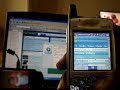 youtube on my treo 700wx and xbox 360 using orb 1 of 3