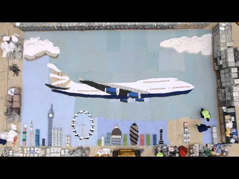 Artwork shows how British Airways stocks its jumbos