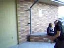 robert trying to run up a wall
