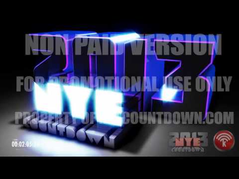 New Years Eve DJ Countdown 2013 | English or Spanish (promotional use only)