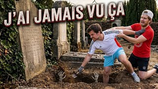 IL DÉTERRE DES TOMBES  POUR SE FAIRE DE L'ARGENT ! ( CAM OFF )