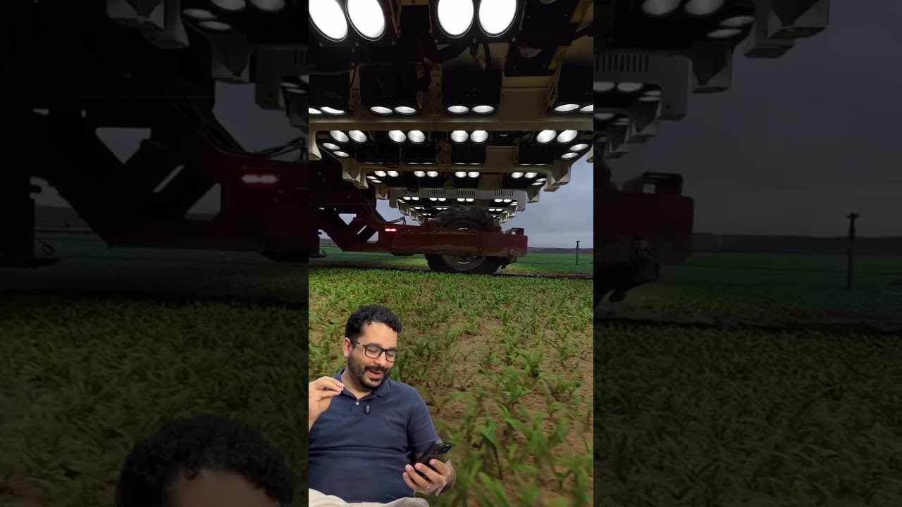 O agro já está usando laser e IA desse jeito 🤯 #agro #shorts #tecnologia