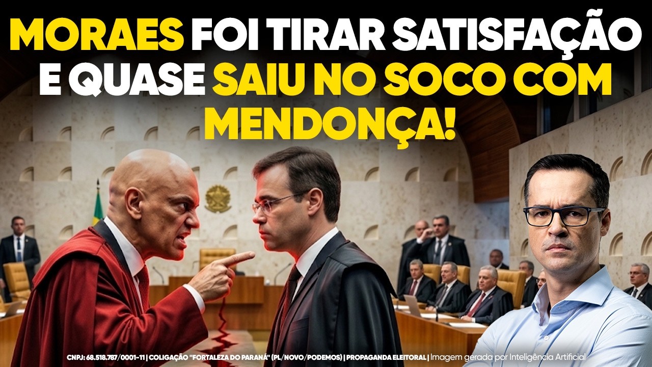 Moraes Quase Sai no Soco com Mendonça no STF!