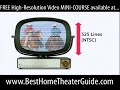 TV Resolution 720p vs 1080i 1080p Plasma LCD DLP