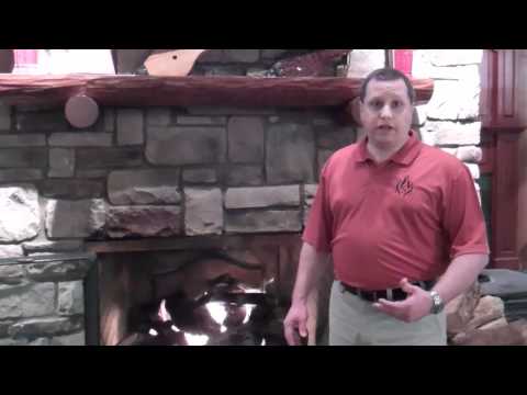 how to vent gas logs