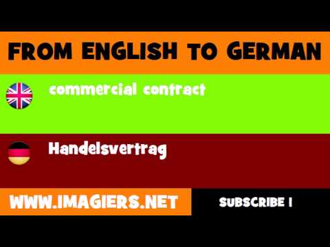Handelsvertrag -