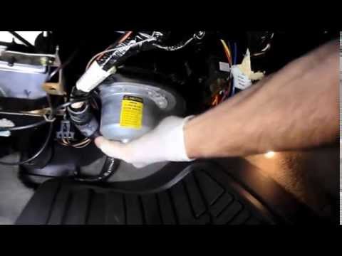 How to replace the Heater/AC fan motor on a Buick.