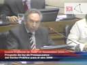 Senado: Discusión final sobre presupuesto 2009