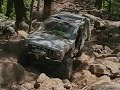 Silver XJ on Rattle Rock at Windrock OHV, Oliver Springs, TN