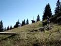 Chutte sur la passerelle du cret du loup