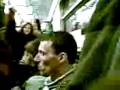 FTC szurkolók a metrón