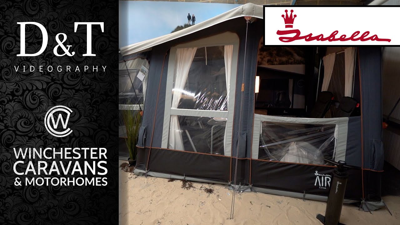 Isabella's Cirrus Air North 300 Awning | Produced for Winchester Caravans