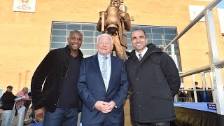 7ft bronze statue of Dave Whelan - The statue, designed by renowned sculptor Sean Hedges-Quinn, will