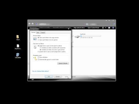 Single click to open files in Windows Vista