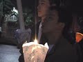 singing 'Ave Maria' at night in Lourdes 露德朝聖之旅- 燭光遊行