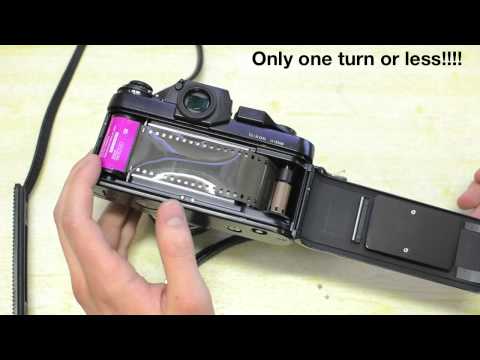 how to load a 35mm camera
