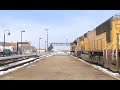 Two Stacktrains Meet, UP #8331 and #8511, Joliet IL.