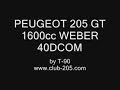 Peugeot 205 accelerating Peugeot 205 accelerating