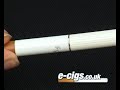 e cig - Replacing the battery on the mini e cigarette