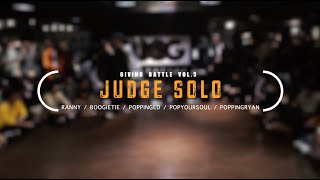 Ranny, Boogie Tie, Ed, PopYourSoul, Ryan – GIVING BATTLE VOL.5 POPPING 1 ON 1 JUDGE SOLO