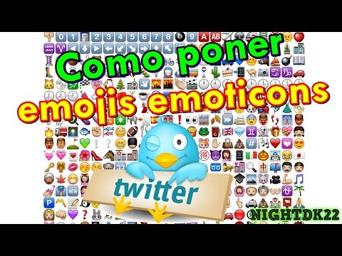 how to emoticons on twitter