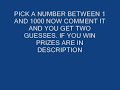 Pick A Number!